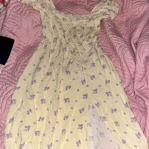 Urban Planet Yellow Floral Dress